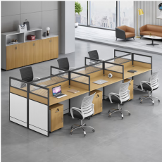 时仁（ShiRen）办公家具办公桌椅组合员工桌电脑桌现代简约屏风隔断办公室卡座
